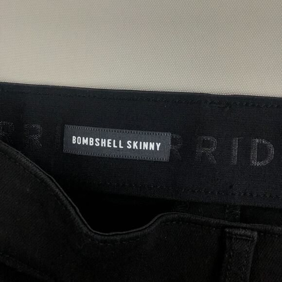 Torrid Premium Jeans Women 26 Short Black High Rise Bombshell Skinny Leg Stretch - Picture 7 of 12